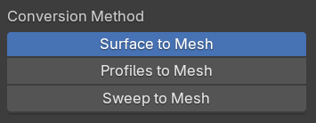 Conversion Method
