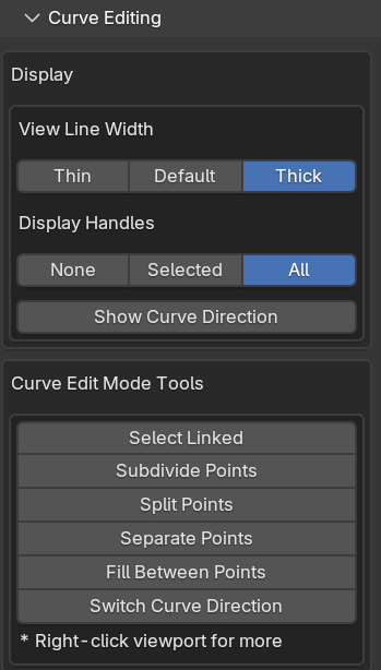 Curve Editing